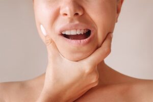 woman With Jaw Pain